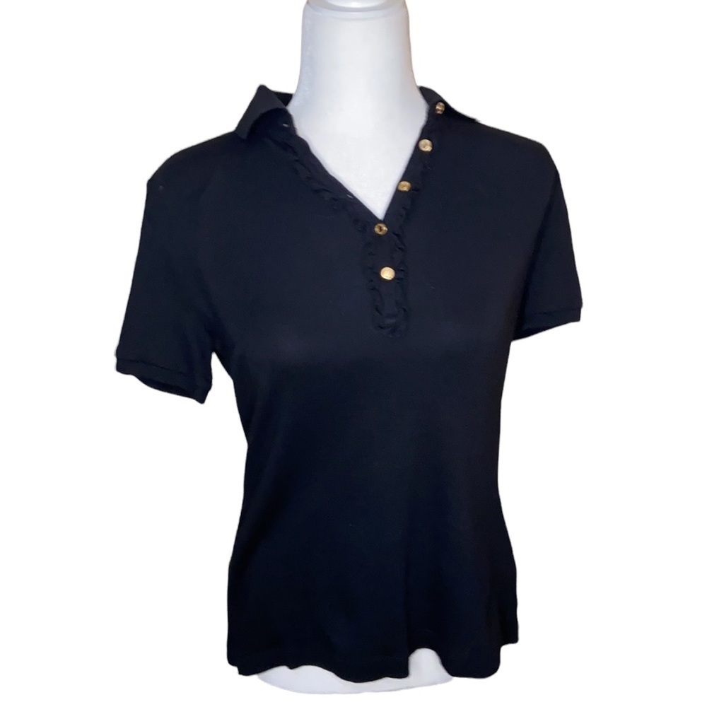 Lauren Ralph Lauren short sleeve black Polo